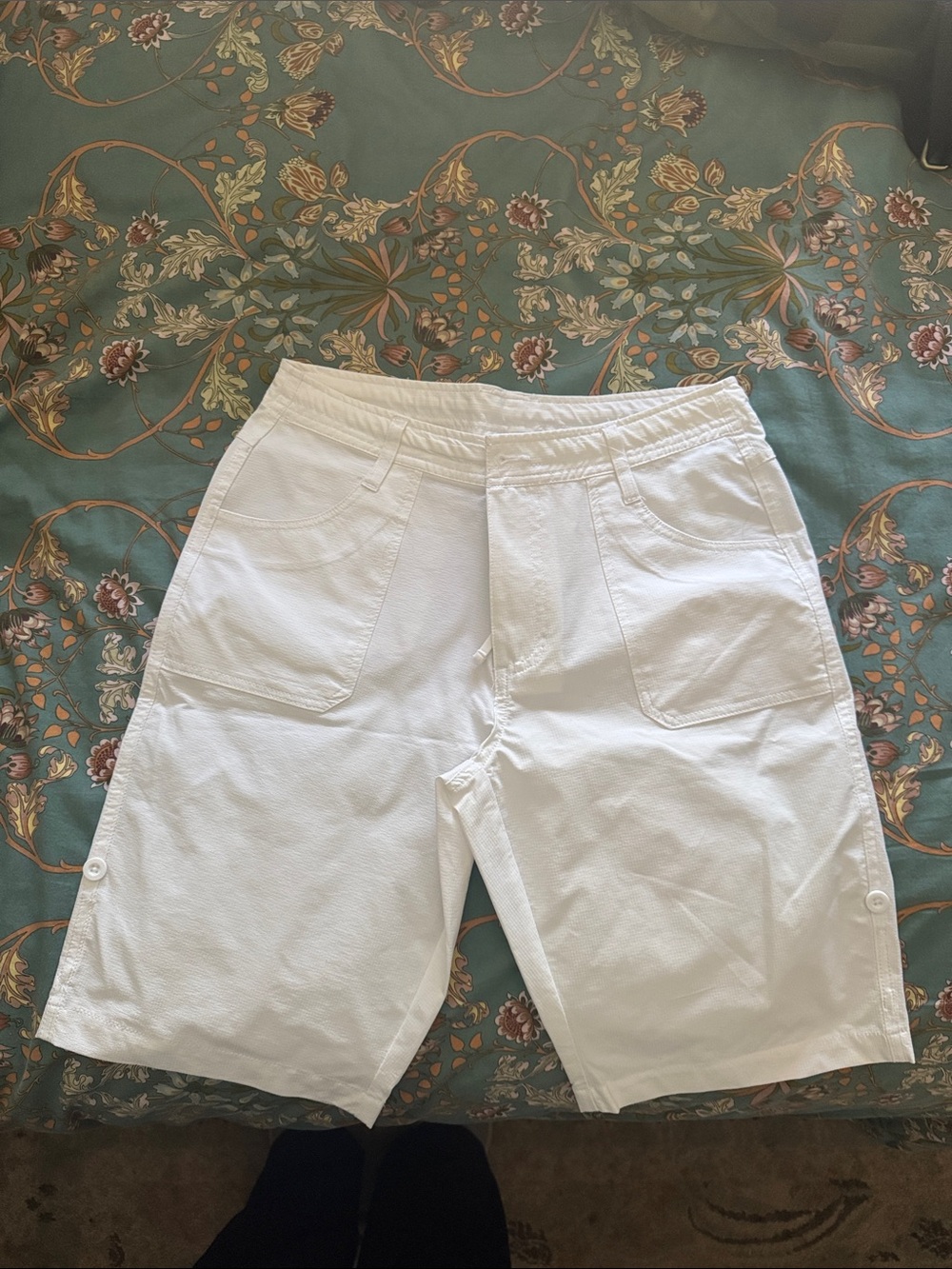 Pacific Trail White Women's Ripstop Bermuda Shorts